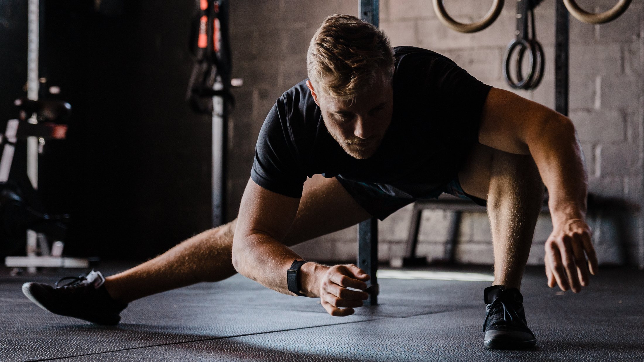 Dane Leavy demonstrating mobility training in St. Petersburg, Florida